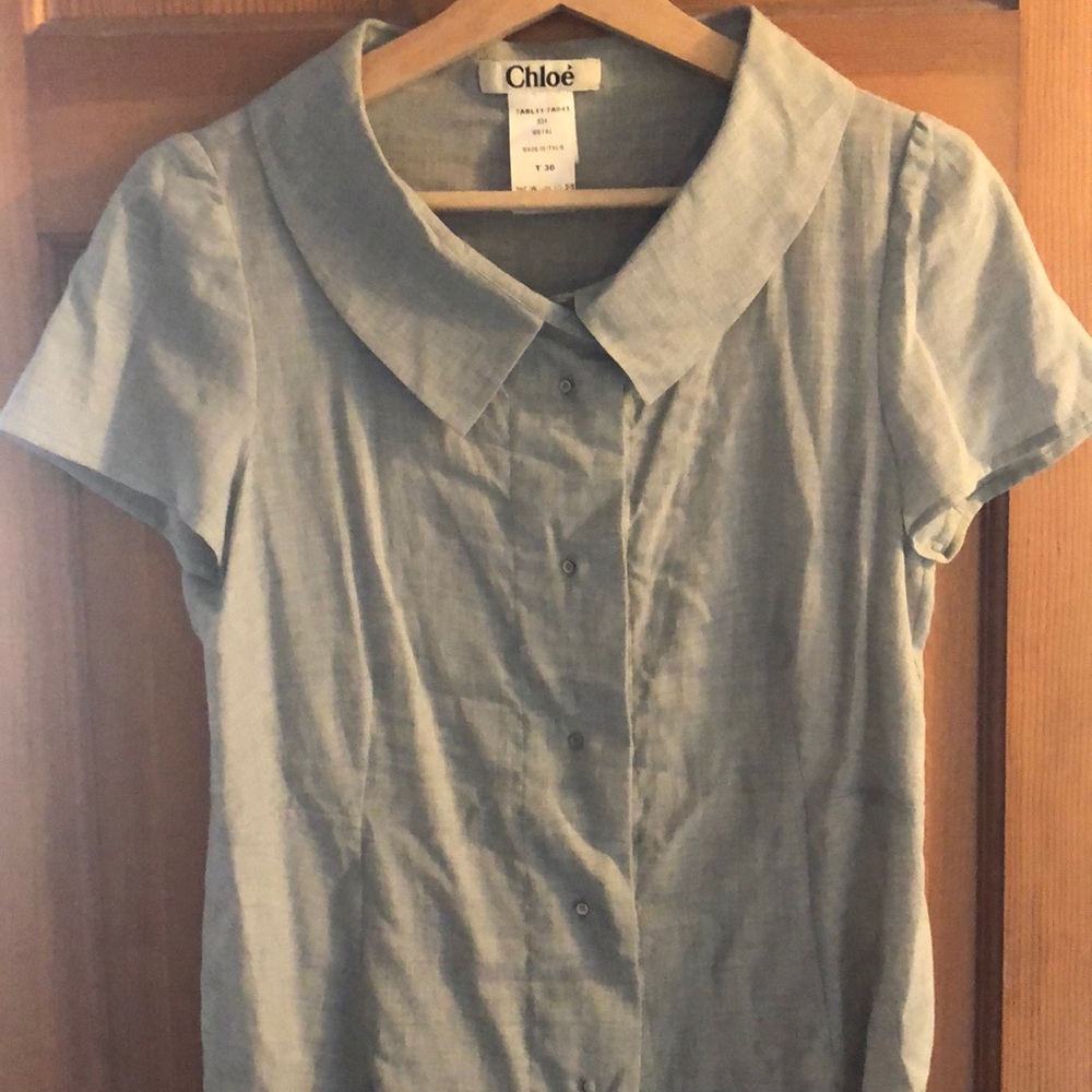 Short sleeve Chloe blouse, excellent condition